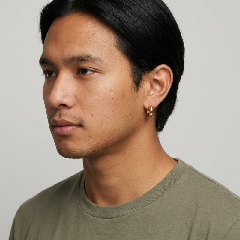 Huggie hoops