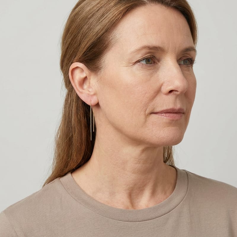 Threader earrings